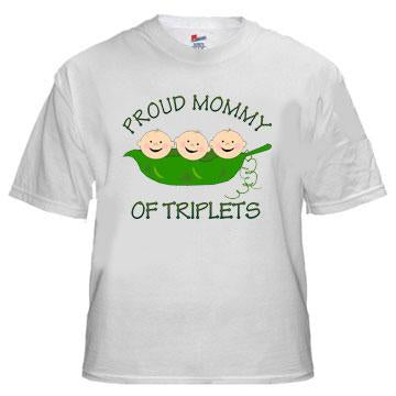 Proud Mommy Of Triplets Tee