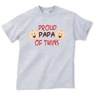 Proud Papa of Twins T-Shirt
