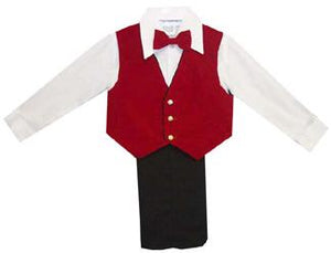 Red Velvet Special Occasion 4-Piece Suit