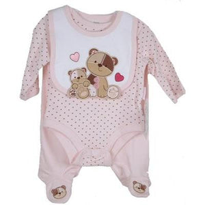 Three Piece Petite Bear Preemie Set