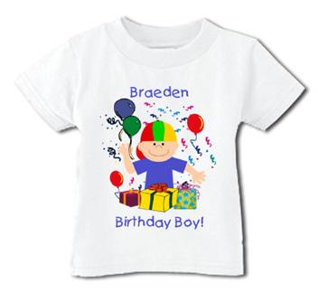 Happy Birthday Boy Tee Shirt