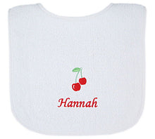 Girl's Personalized Terry Bib