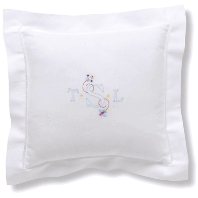 Boy's Monogrammed Nursery Pillow