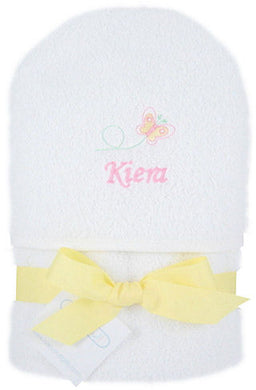 Personalized Baby Butterfly Hooded Towel
