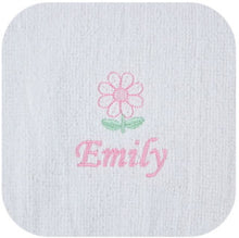 Girl's Personalized Terry Bib