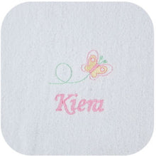 Girl's Personalized Terry Bib