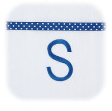 Monogrammed Initial Bib & Burp Cloth Set