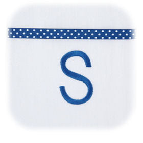Personalized Boy's Initial Burp Cloth Set - 3 PACK