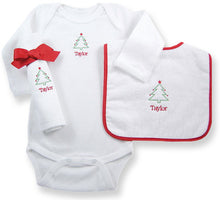 Baby's First Christmas - Personalized Layette Gift Set