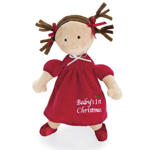 Baby's First Christmas Doll - Brunette