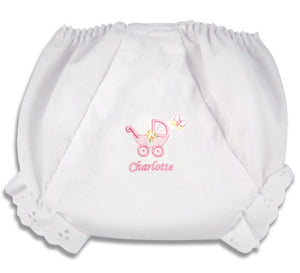 Personalized Baby Carriage Diaper Cover