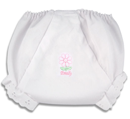 Personalized Dainty Daisy Diaper Cover