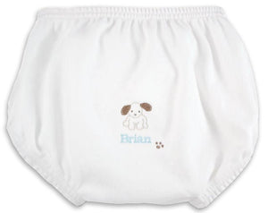 Personalized Little Pup Diaper Cover