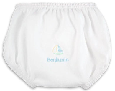 Personalized Pastel Sailor Diaper Cover